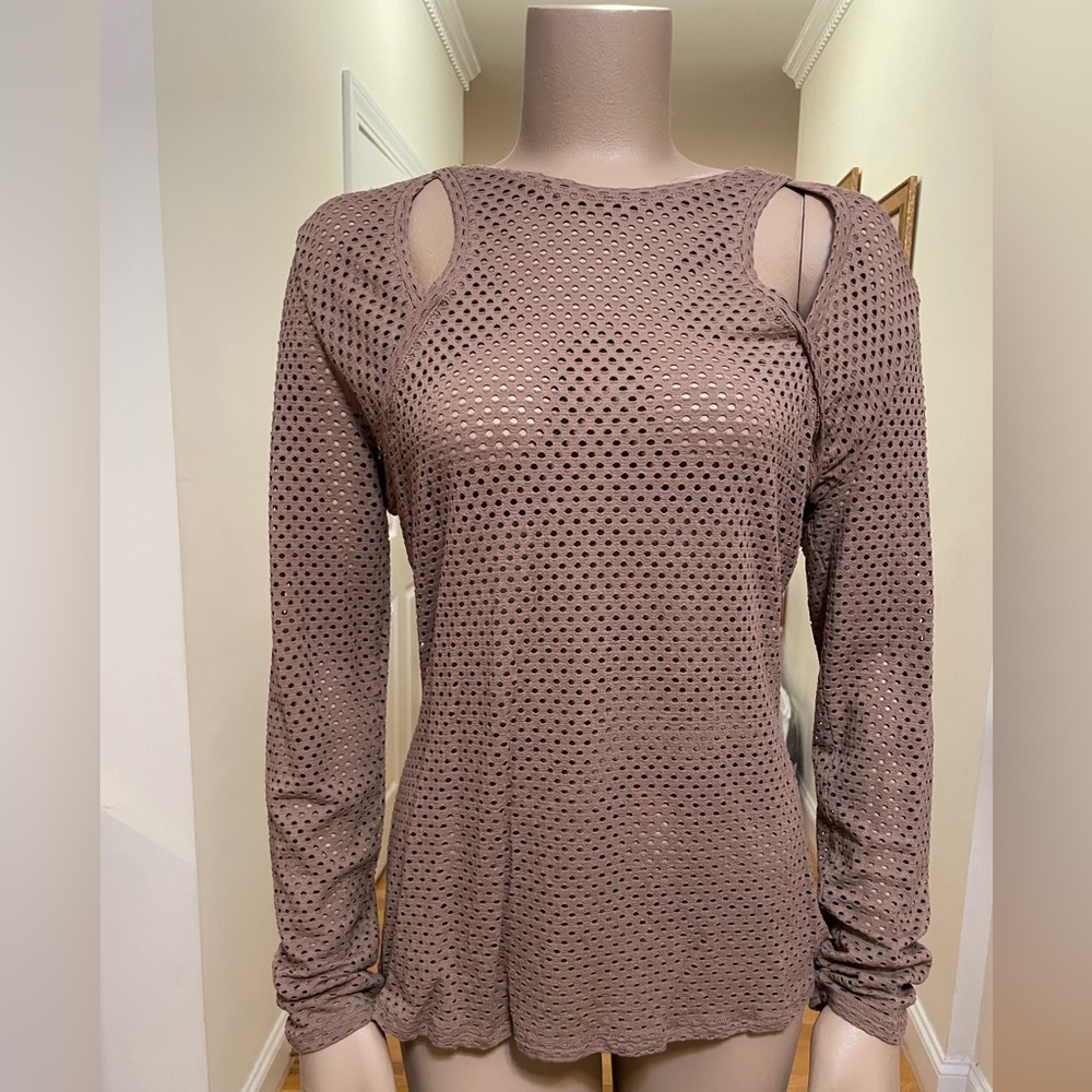 BCBG Maxazria Mercy long-sleeve top